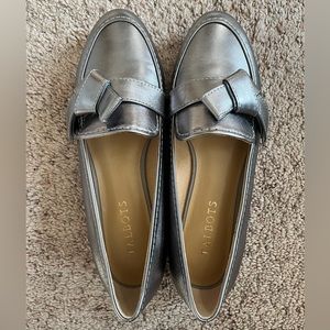 Talbots Womens Silver Loafers - Never Worn